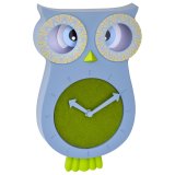 TFA 60.3052.06    blue/green Lucy Kids Pendulum Clock  Owl #1