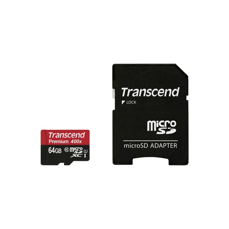 Transcend microSDXC 64GB Class 10 UHS-I U1 400x + SD Adapter #2