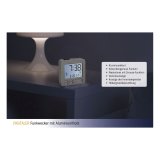 TFA 60.2545.54 RC Alarm Clock silver/white #4