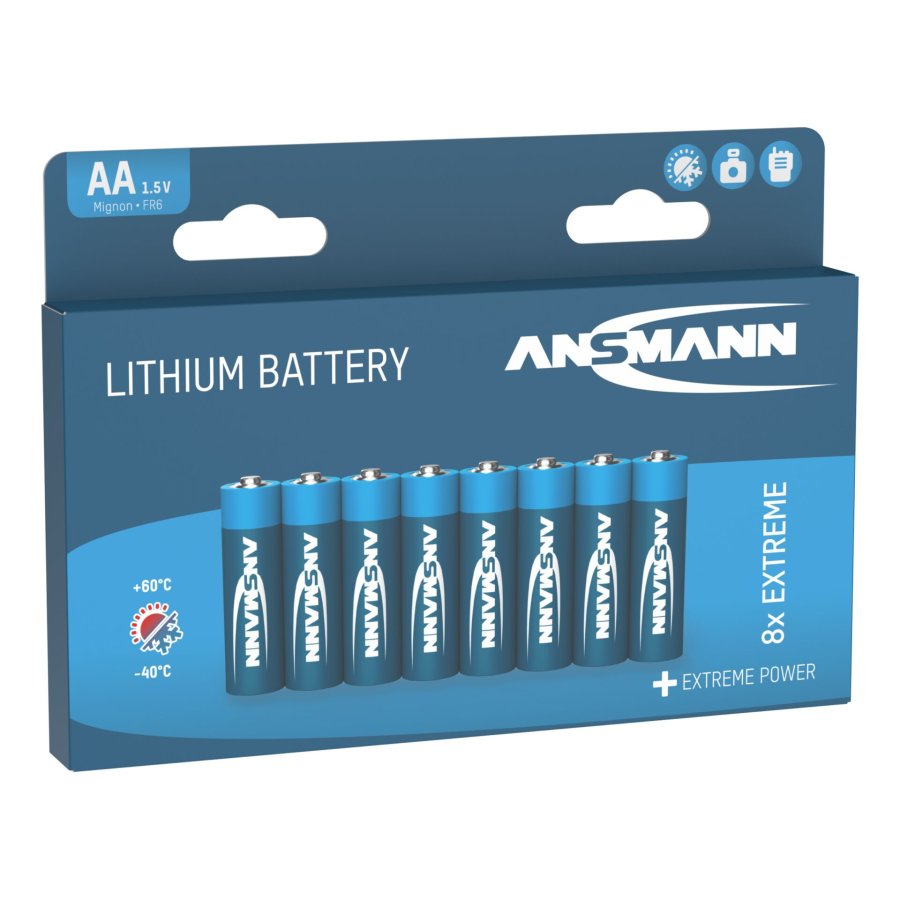 4+4 Ansmann Extreme Lithium AA Mignon LR 6 Big Pack #2