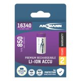 Ansmann 16340 Li-Ion Akku 850mAh 3,6V Standard Version  1300-0017 #1