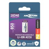 Ansmann 16340 Li-Ion Akku 850mAh 3,6V Micro USB Input  1300-0015 #1
