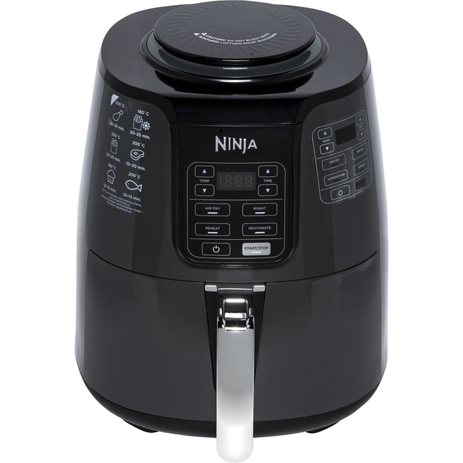 Ninja AF100 Enkelt 3,8 L Enkeltstende 1550 W Varmluftsteger Sort #1
