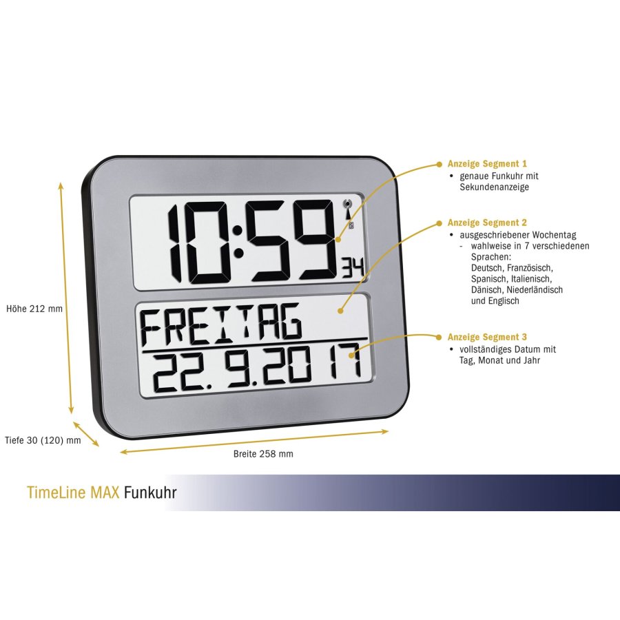 TFA 60.4512.54 silver TIMELINE MAX #2
