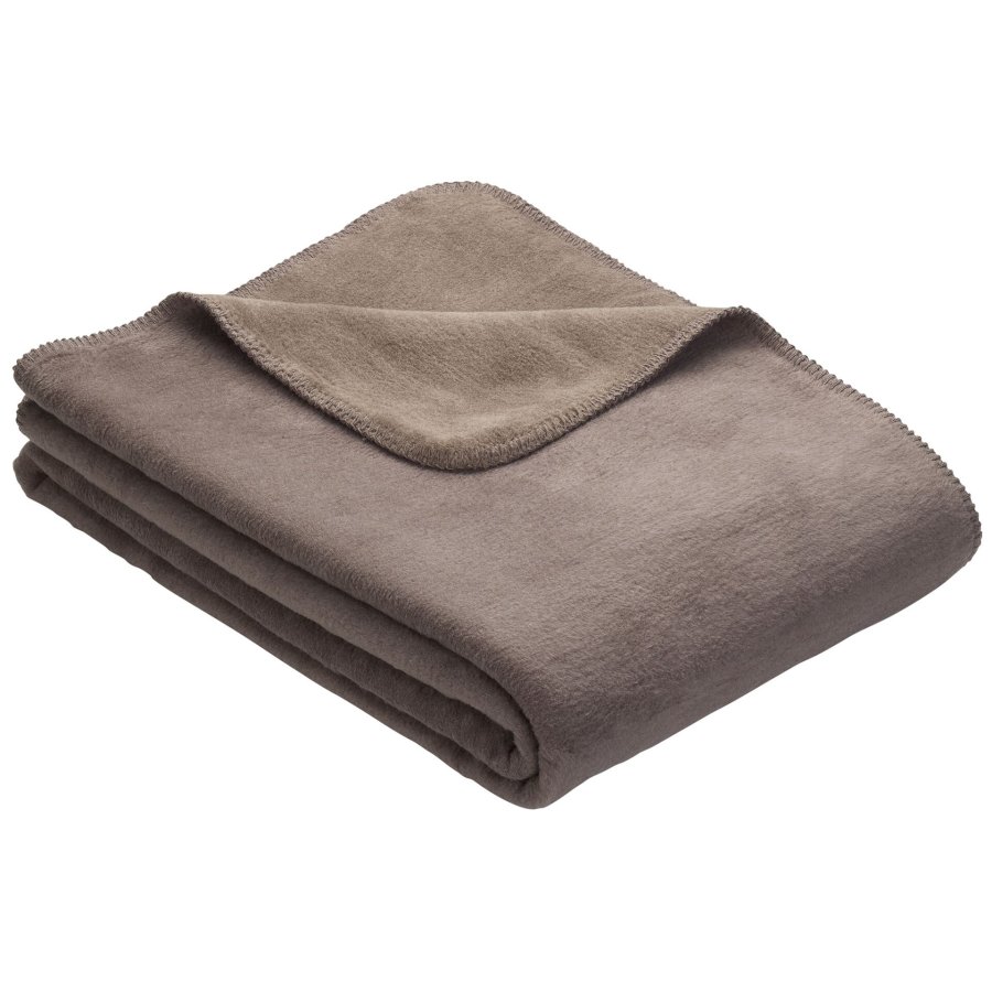Ibena Uni Doubleface blanket Dublin espresso/brown 150x200cm #1