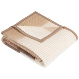Ibena Jacquard blanket Granada brown/nature 150x200cm #1