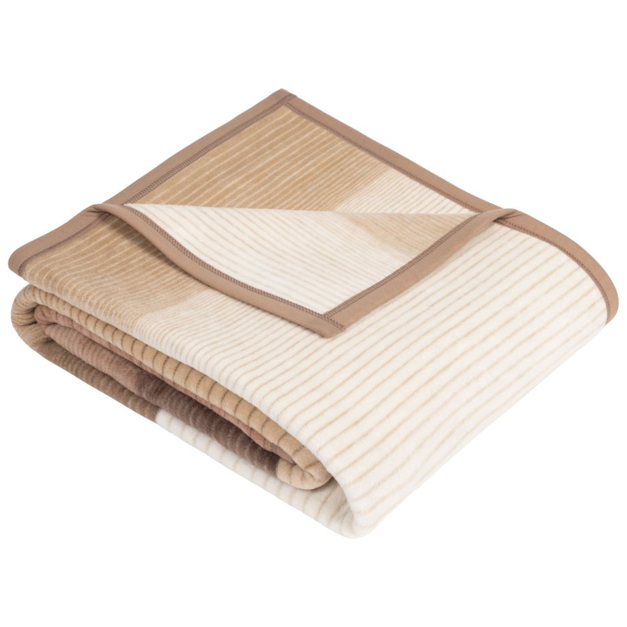 Ibena Jacquard blanket Granada brown/nature 150x200cm #1
