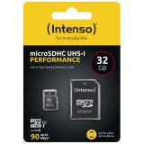 Intenso microSDHC           32GB C10 UHS-I U1 Performance Adapter #1
