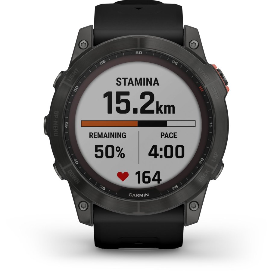 Garmin fenix 7X Solar Slate grey with black band #6