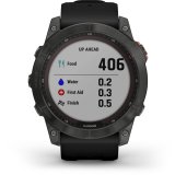 Garmin fenix 7X Solar Slate grey with black band #7