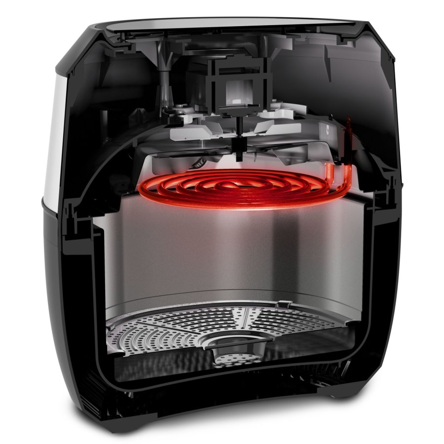 Tefal Easy Fry EY701D Enkelt 5,6 L Enkeltstende 1850 W Varmluftsteger Sort, Rustfrit stl #6