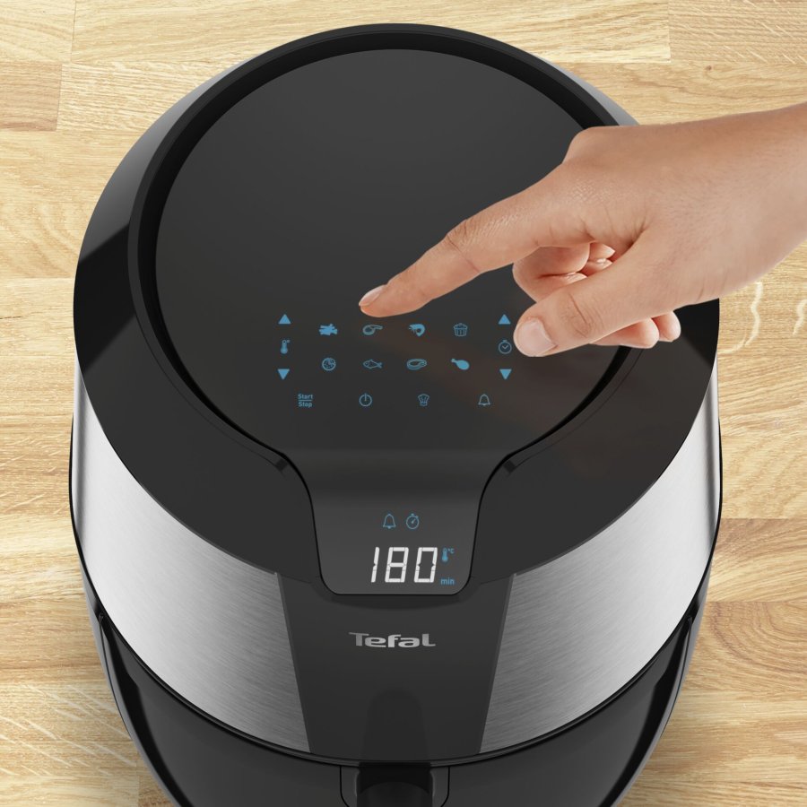 Tefal Easy Fry EY701D Enkelt 5,6 L Enkeltstende 1850 W Varmluftsteger Sort, Rustfrit stl #8