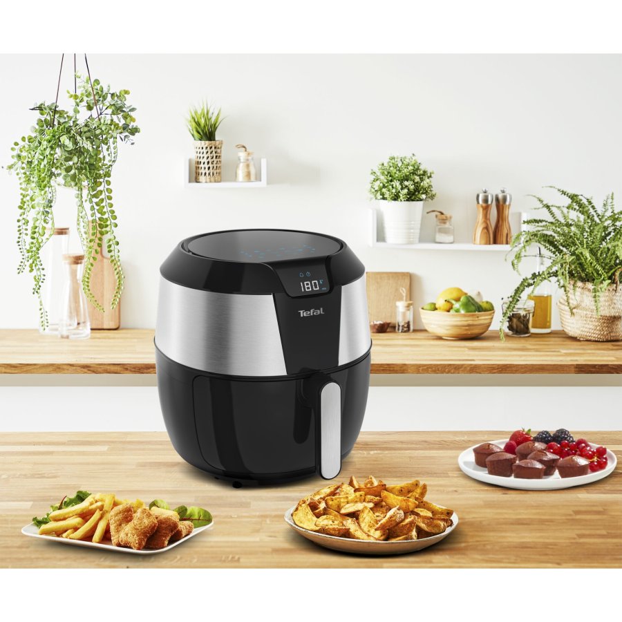 Tefal Easy Fry EY701D Enkelt 5,6 L Enkeltstende 1850 W Varmluftsteger Sort, Rustfrit stl #10