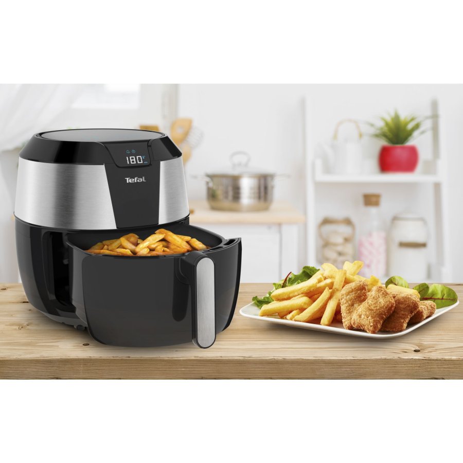 Tefal Easy Fry EY701D Enkelt 5,6 L Enkeltstende 1850 W Varmluftsteger Sort, Rustfrit stl #11