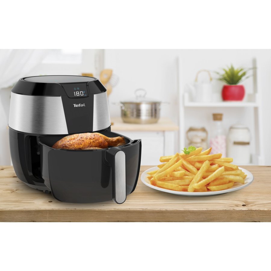 Tefal Easy Fry EY701D Enkelt 5,6 L Enkeltstende 1850 W Varmluftsteger Sort, Rustfrit stl #12