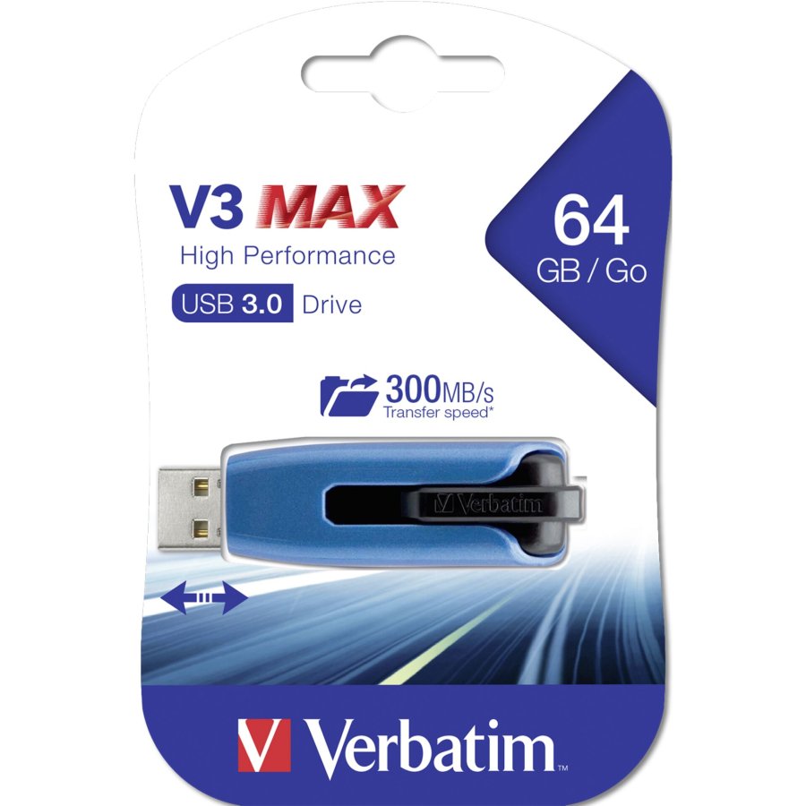 Verbatim Store n Go V3 MAX  64GB USB 3.0 Read max. 300MBs   49807 #1