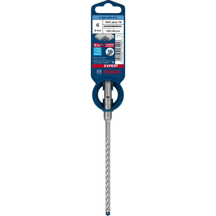 Bosch EXPERT Hammer Drill Bit plus-7X 6x100x165mm    SDS #2