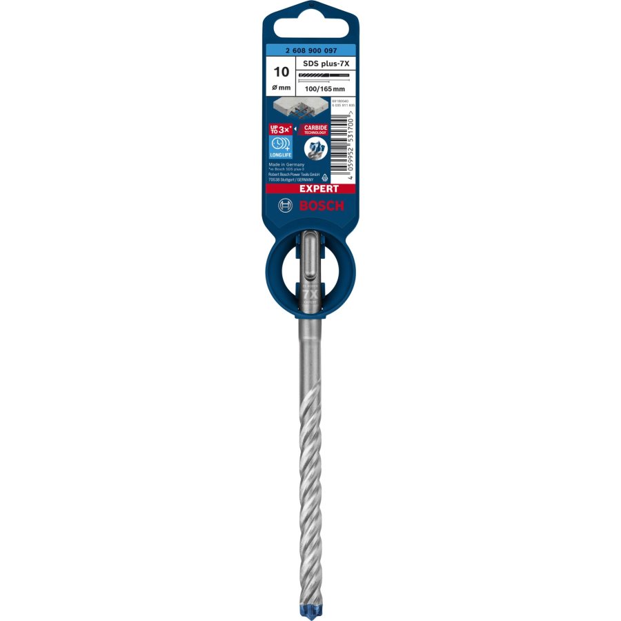 Bosch EXPERT Hammer Drill Bit plus-7X 10x100x165mm   SDS #2