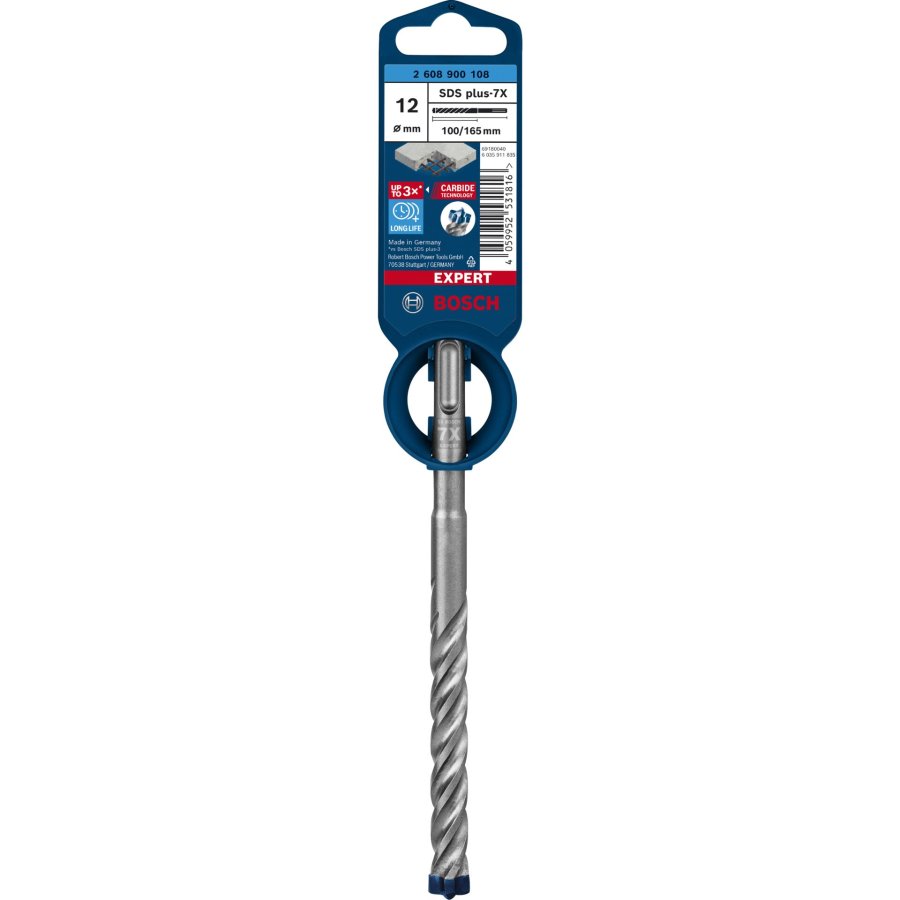 Bosch EXPERT Hammer Bits  SDS plus-7X 12x100x165mm #2