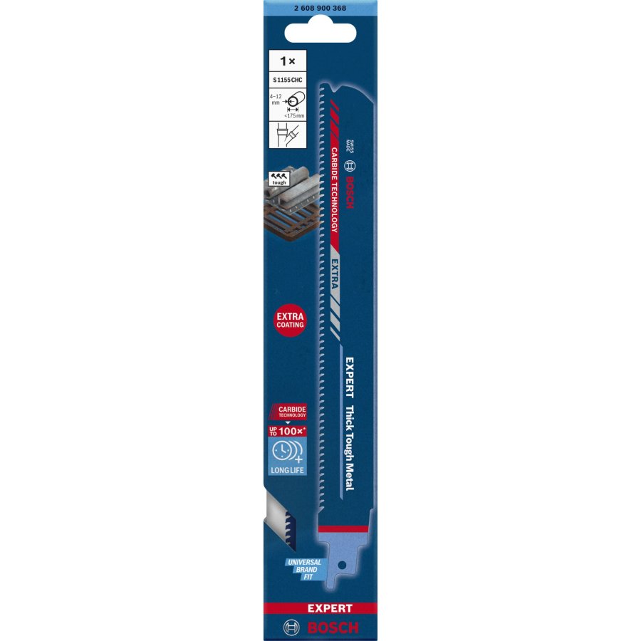 Bosch EXPERT saber saw blade S1155CHC 1pc Thick Tough Metal #2