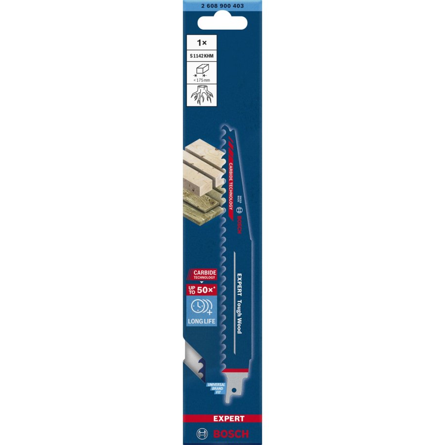 Bosch EXPERT saber saw blade S1142KHM 1Stk Thick Tough Wood #3