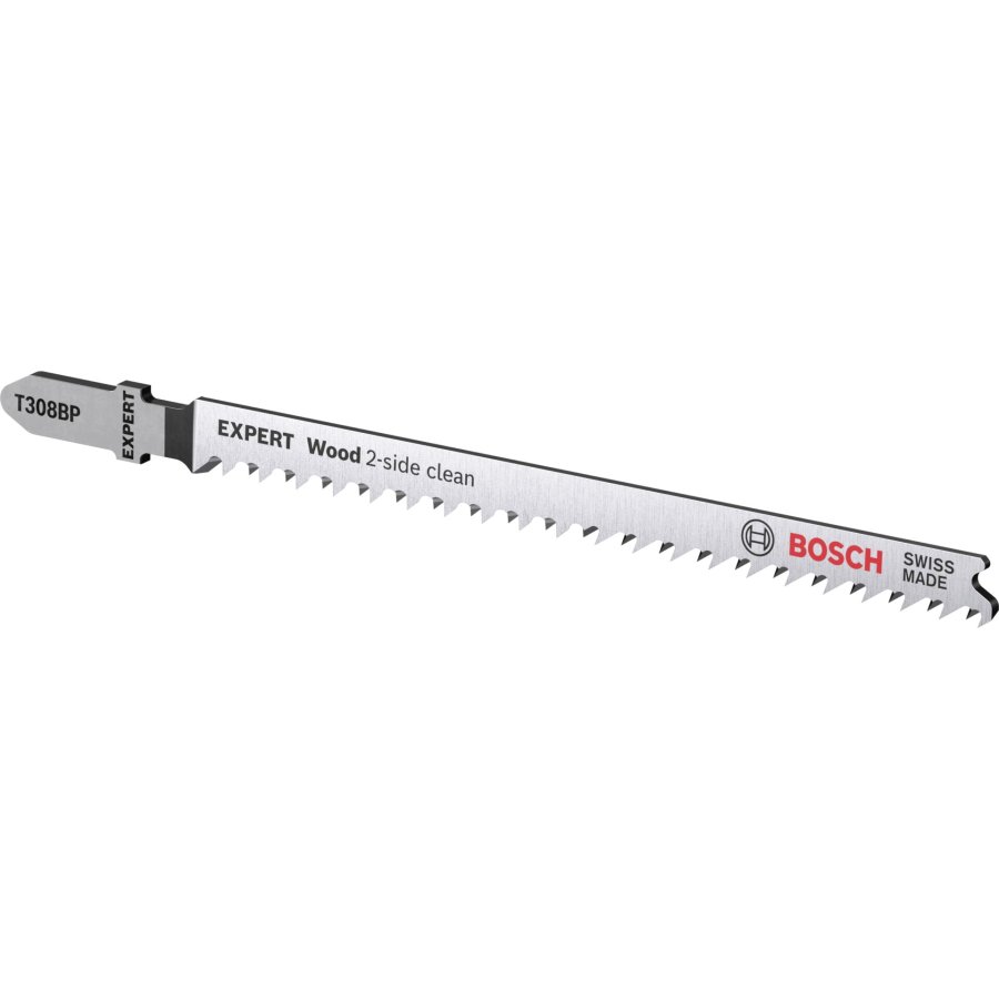Bosch EXPERT jigsaw blades T308BP 5pcs Wood 2-side clean #1