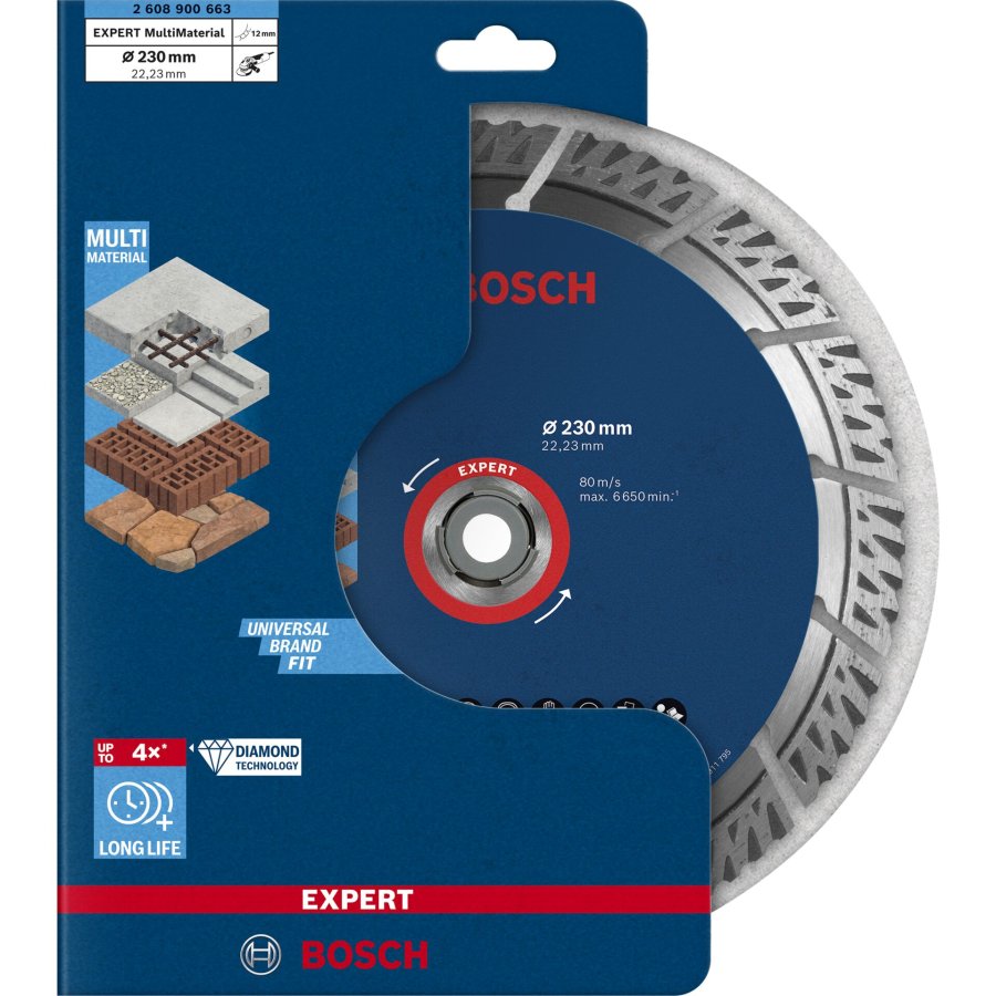 Bosch EXPERT Multi Material Diamant 230x22.23x2.4x15 #2