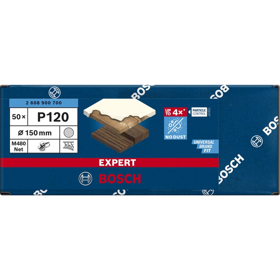 Bosch EXPERT Sandings Nets M480,150mm,K120, 50x #2