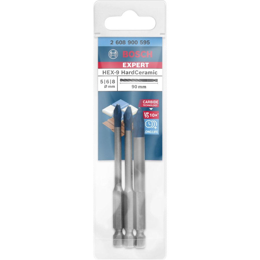Bosch EXPERT HEX-9 HardCeramic Bits, 3pcs Set 5/6/8 #2