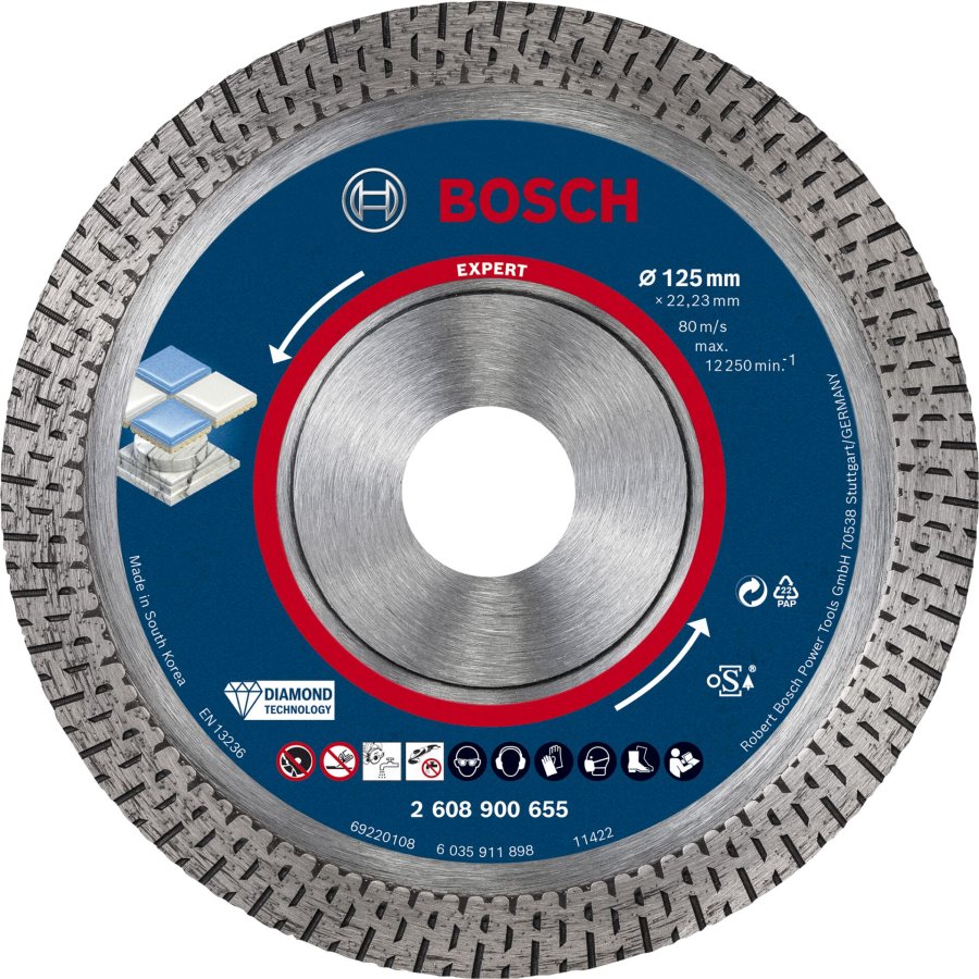 Bosch EXPERT HardCeramic Diamant cutting disk 125x22.23x1.4x10 #1