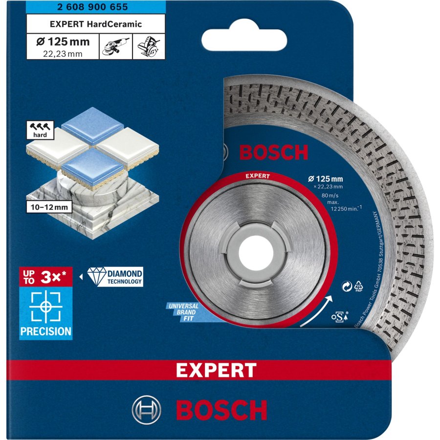 Bosch EXPERT HardCeramic Diamant cutting disk 125x22.23x1.4x10 #2