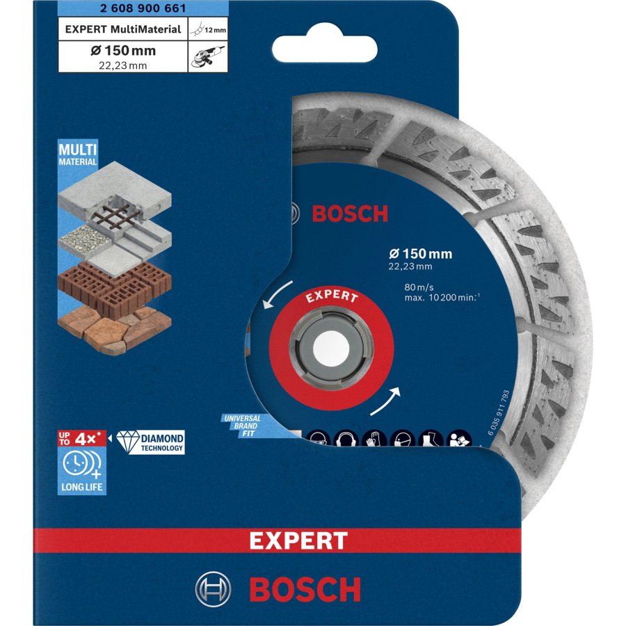 Bosch EXPERT Multi Material Diamant 150x22.23x2.4x12 #3