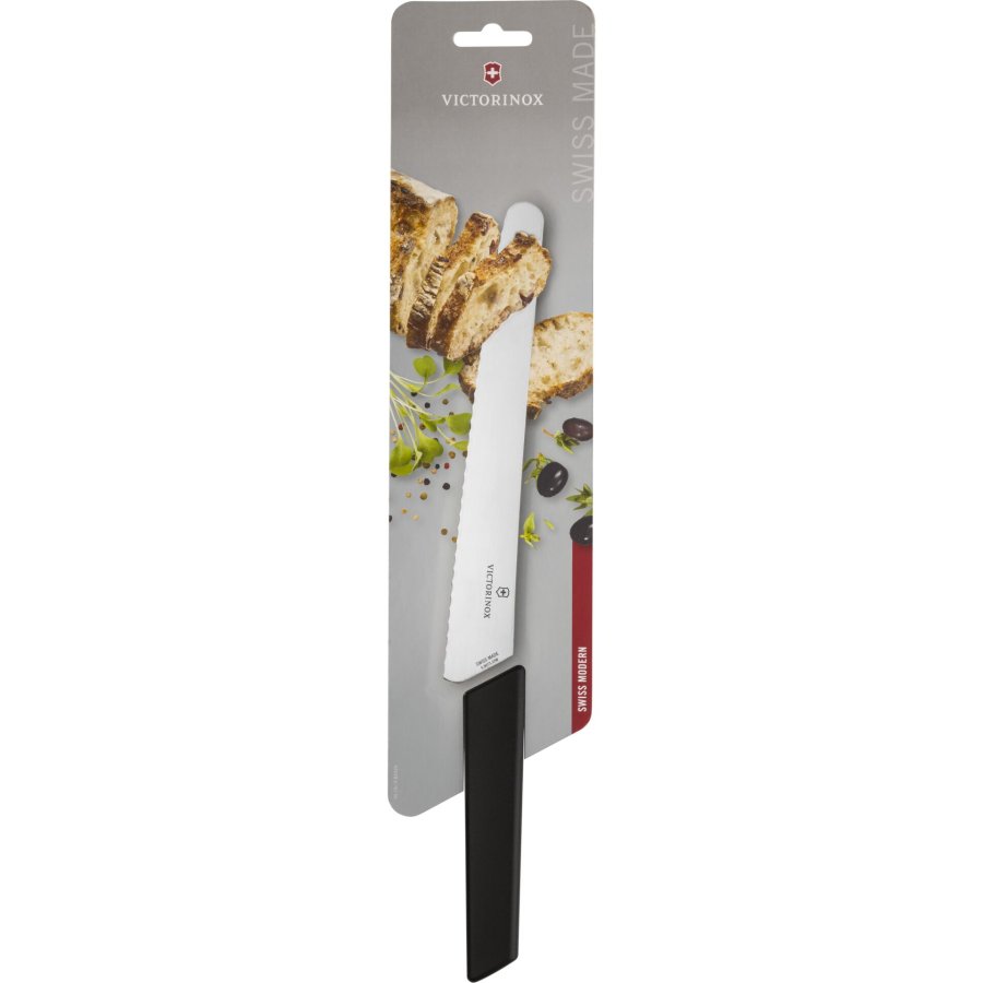 Victorinox Swiss Modern bread knife black 22 cm #1