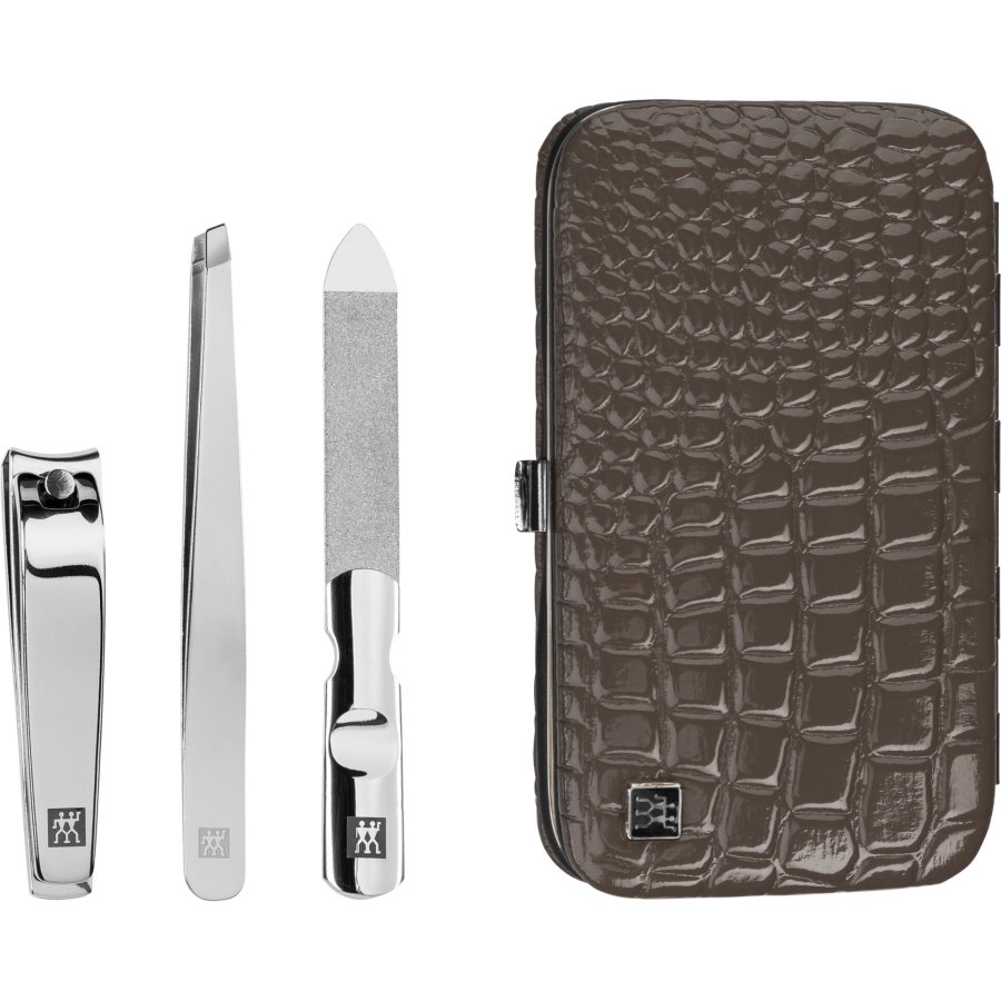 Zwilling CLASSIC frame case croco brown, 3 pcs. #1