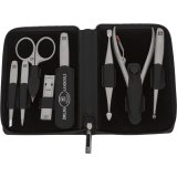 Zwilling Twinox Travel Set - Black Leather Case, 8 Pieces - Black #2