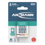 1x3 Ansmann maxE NiMH rech.bat. Micro AAA 800 mAh DECT PHONE #1
