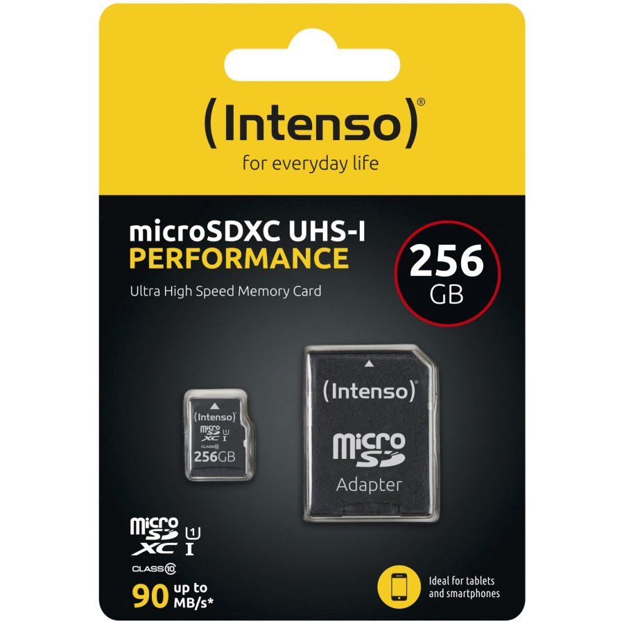 Intenso microSDXC          256GB C10 UHS-I U1 Performance Adapter #1