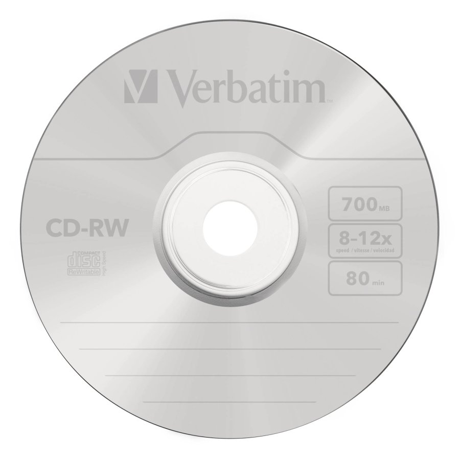 1x10 Verbatim CD-RW 80 / 700MB 8x - 12x Speed, Jewel Case #2