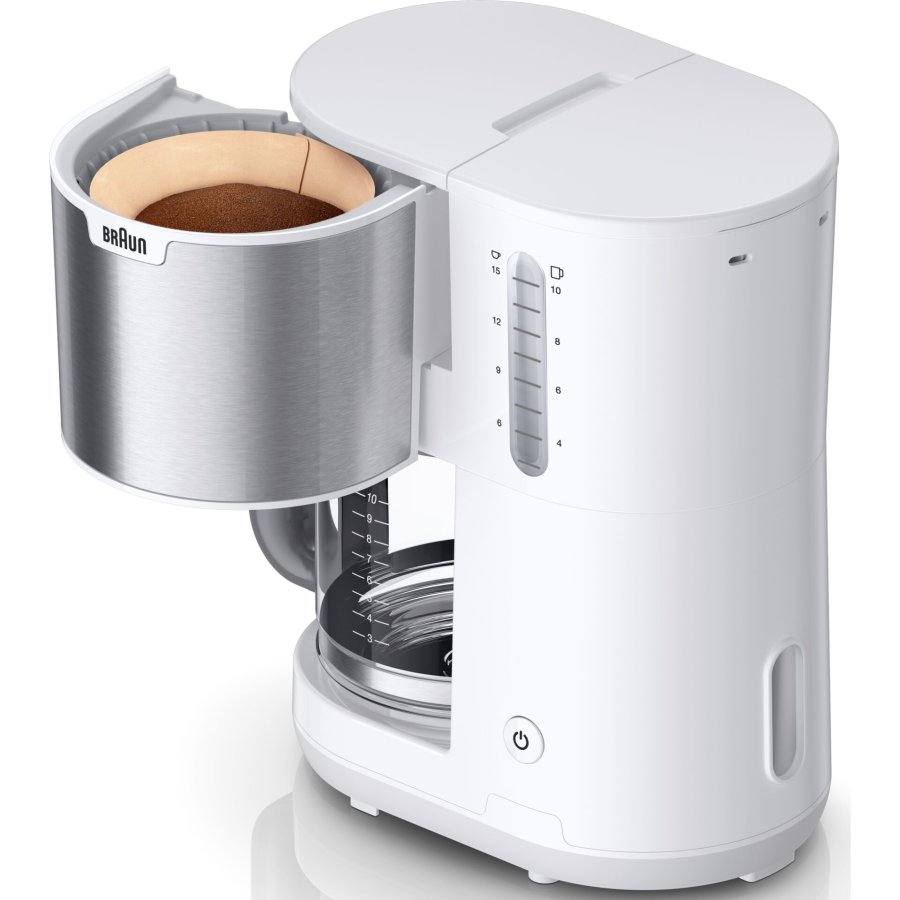 Drip Coffee Machine Braun KF1500WH Hvid 1000 W 10 Skodelice 15 Skodelice #2