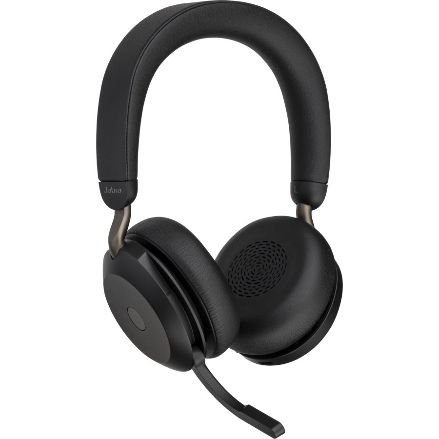 Jabra Evolve2 75 MS Headset BT Over-Ear black USB-A #1