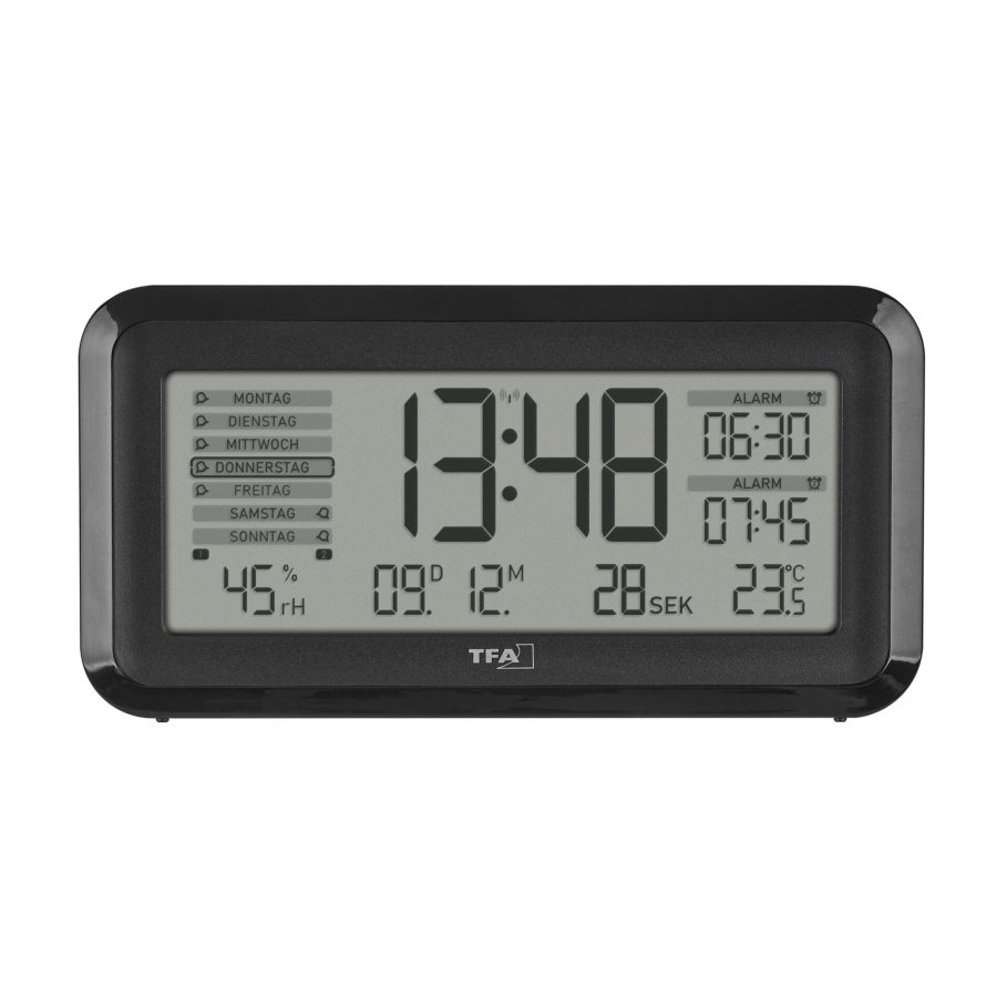 TFA 60.2562.01 Digital Radio Alarm Clock w. Room Clima  BOXX2 #3