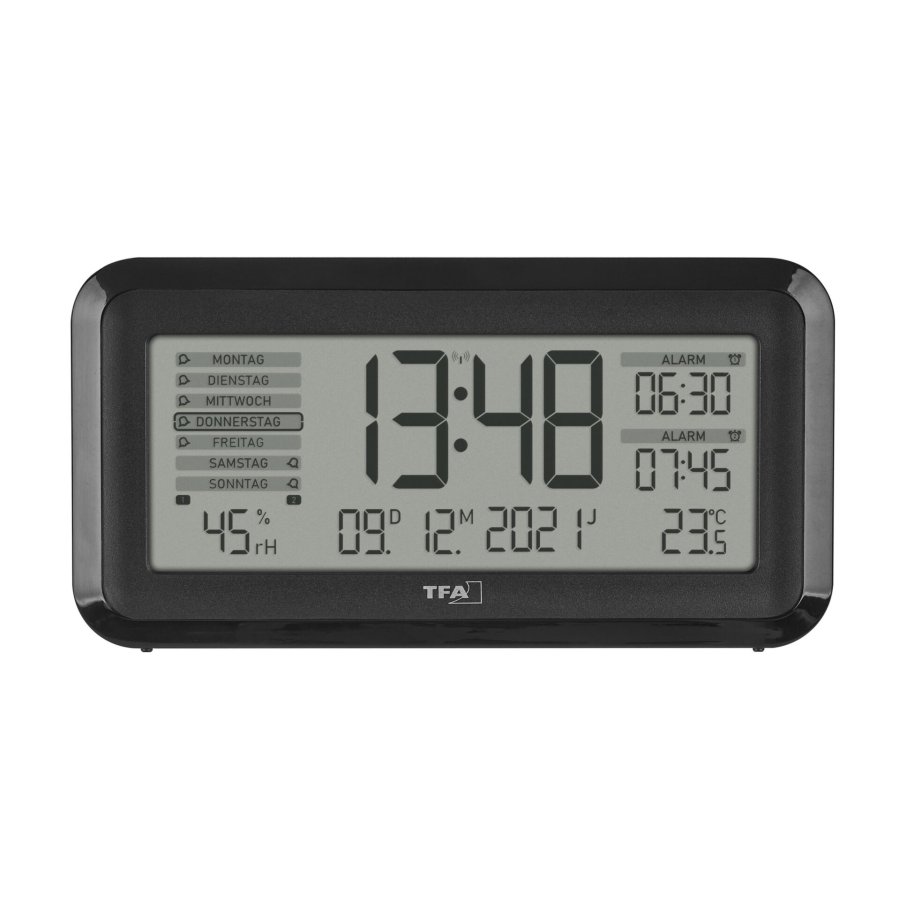 TFA 60.2562.01 Digital Radio Alarm Clock w. Room Clima  BOXX2 #5