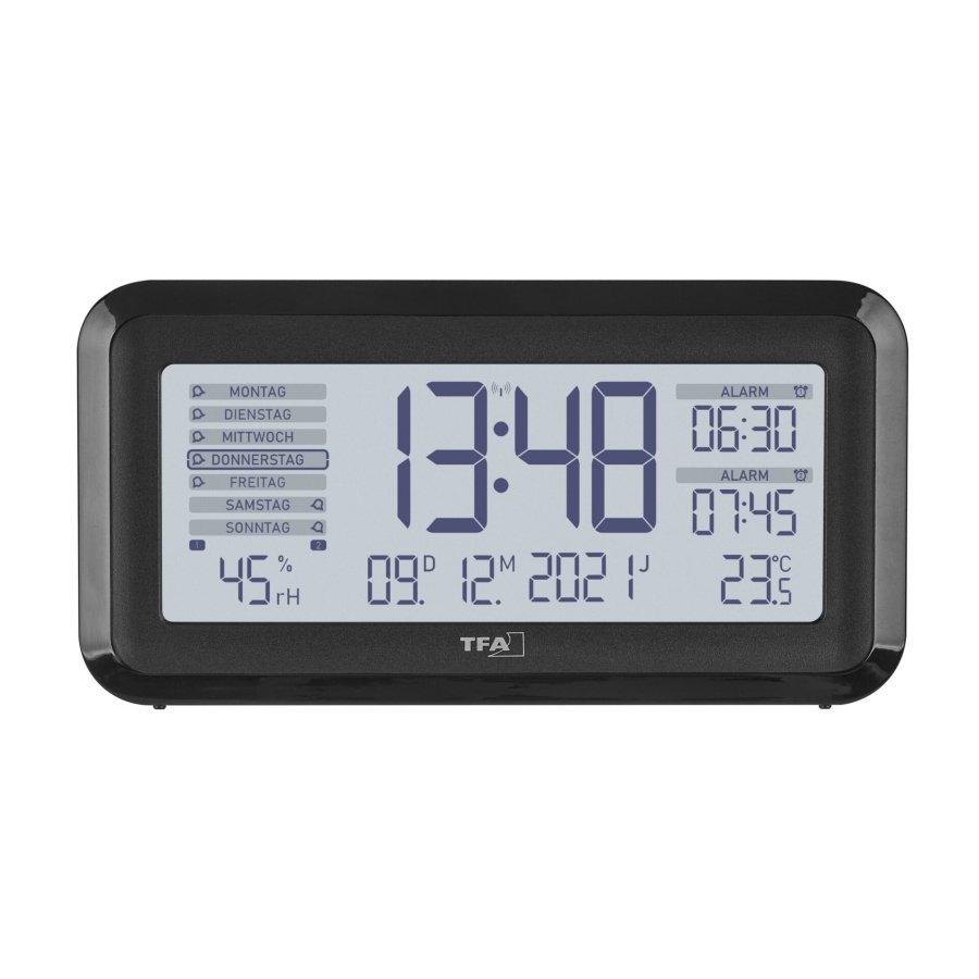 TFA 60.2562.01 Digital Radio Alarm Clock w. Room Clima  BOXX2 #6