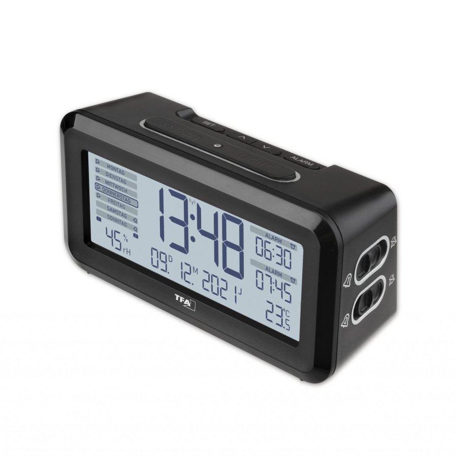 TFA 60.2562.01 Digital Radio Alarm Clock w. Room Clima  BOXX2 #7