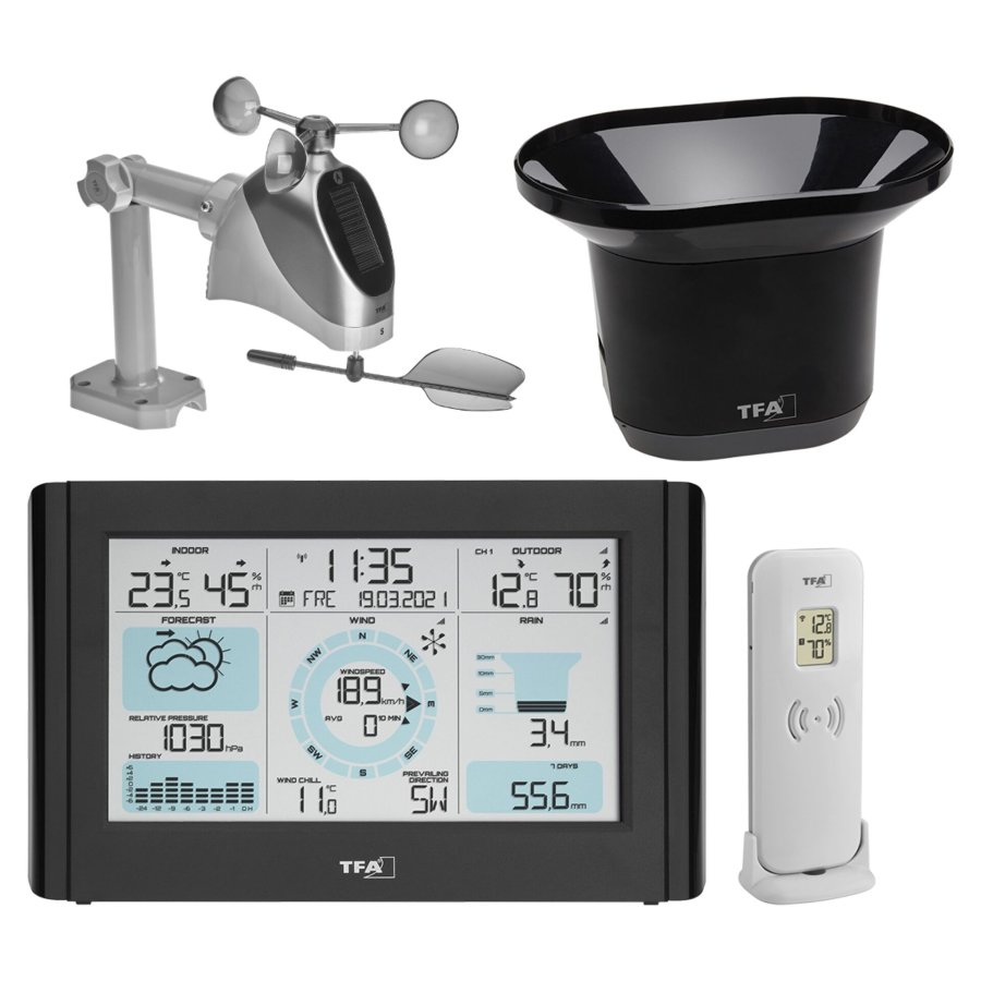 TFA 35.1161.01 WEATHER PRO Radio Weather Station #1