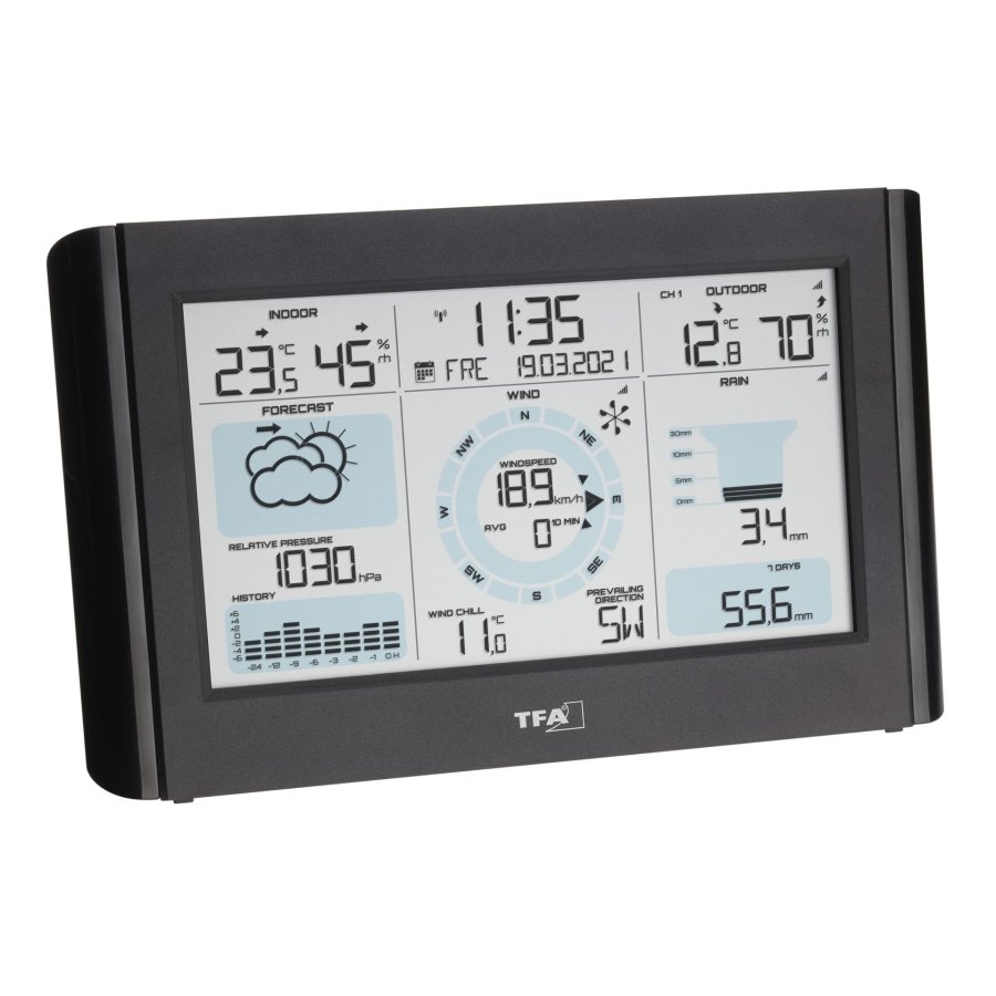 TFA 35.1161.01 WEATHER PRO Radio Weather Station #2