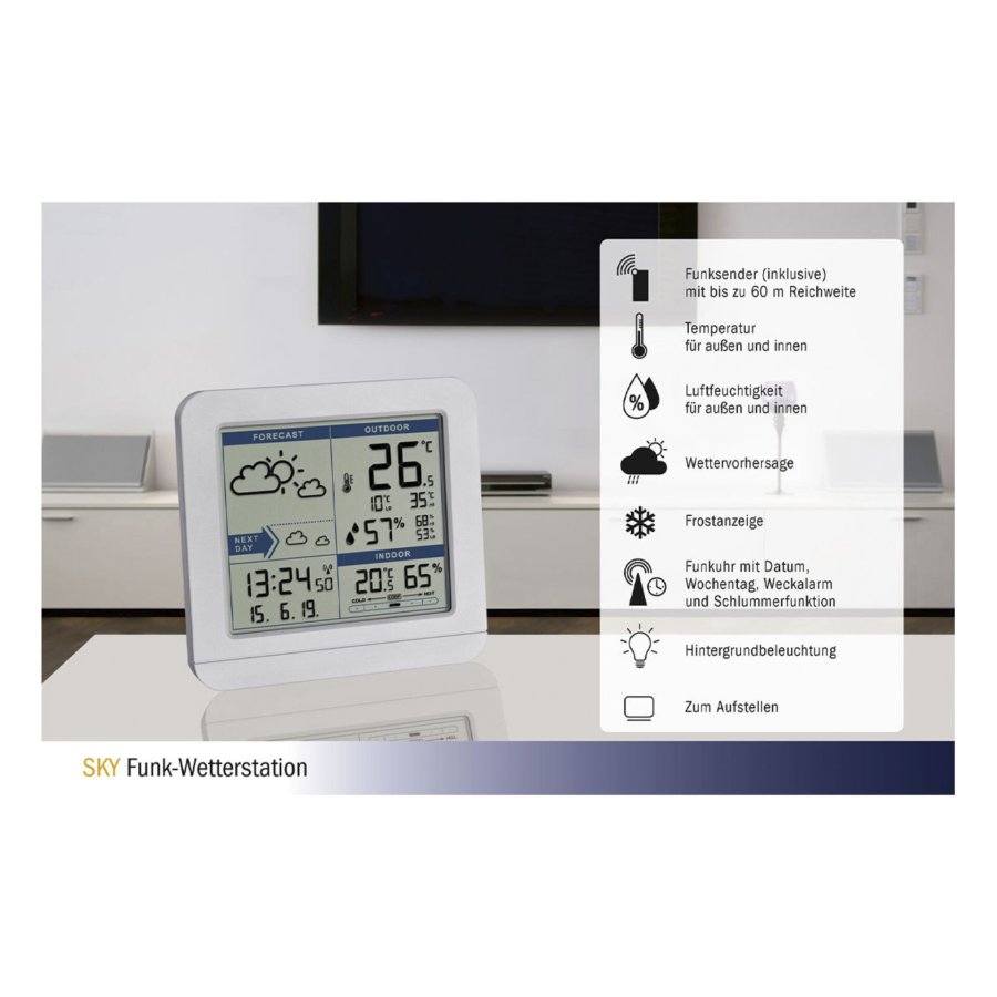 TFA 35.1152.02 SKY Radio Weather Station #4