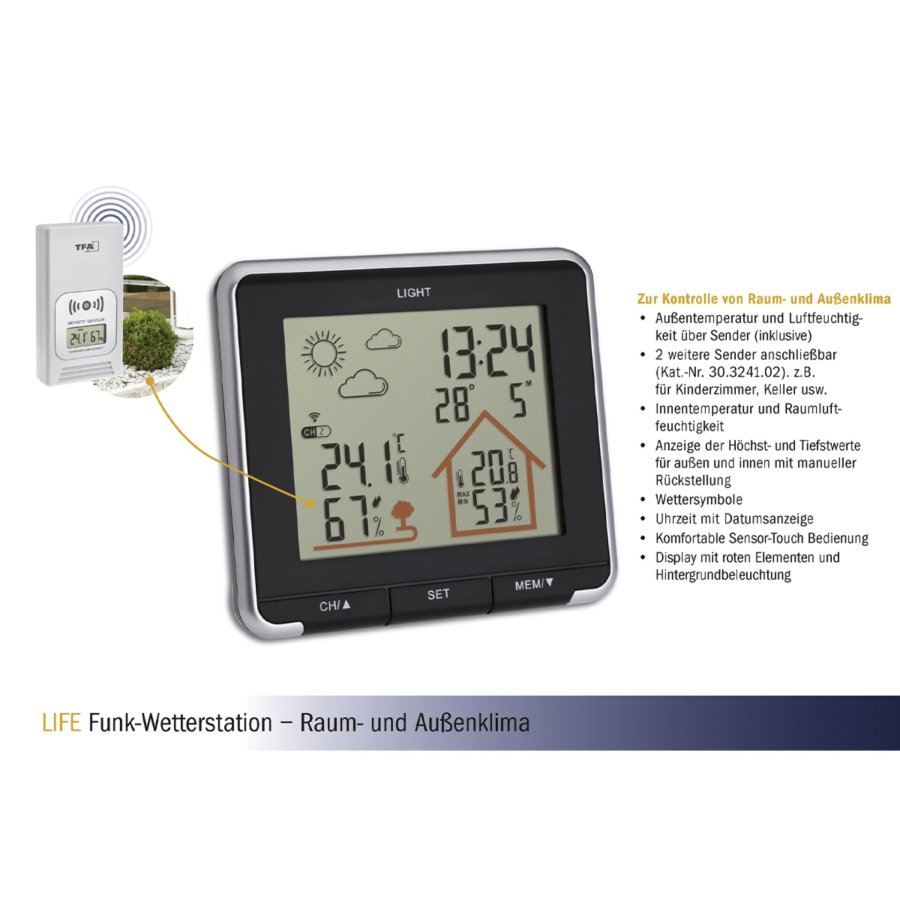 TFA 35.1153.01 LIFE Radio Weather Station #5