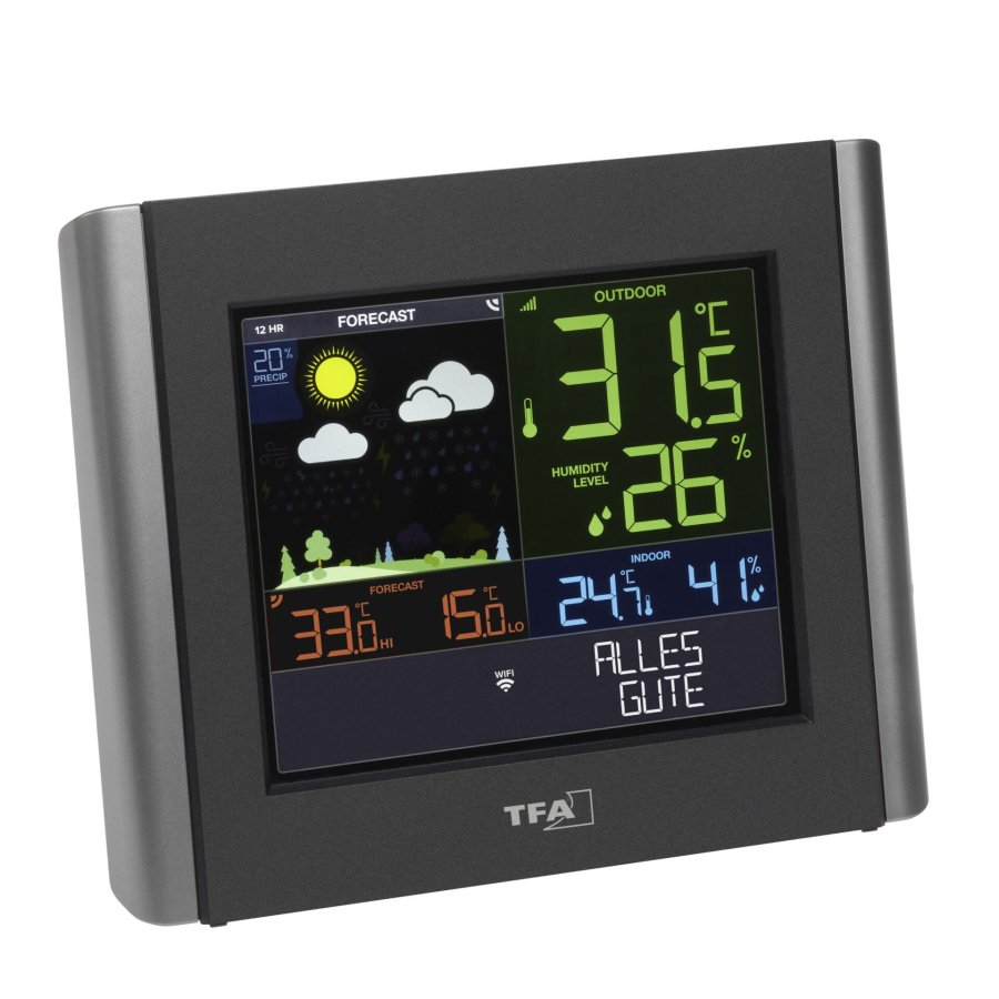 TFA 35.8000.01 VIEW METEO WLAN Radio Weather Station #2