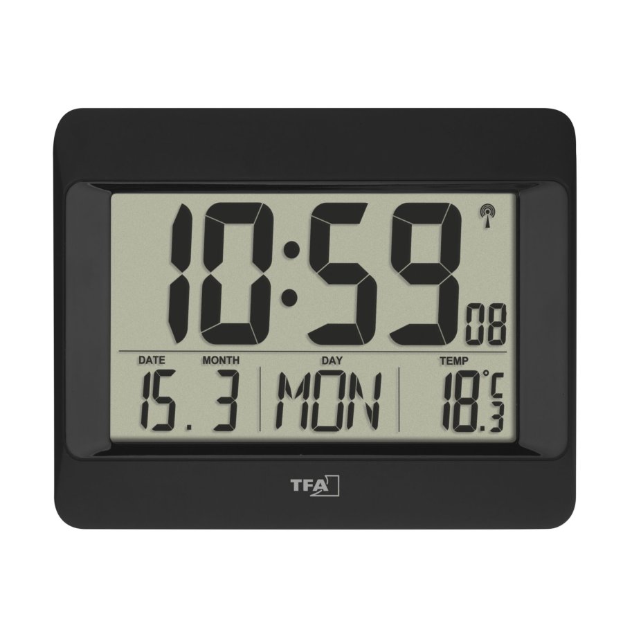 TFA 60.4519.01  Radio Controlled Clock with Temperature #2
